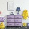 Sorbus 6 Drawers Dresser- Storage Unit with Steel Frame, Wood Top, Fabric Bins - for Bedroom, Closet, Office and more